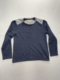 Tommy Bahama Sweater Mens Large Blue Knit Crew Neck Long Sleeve Pullover Casual