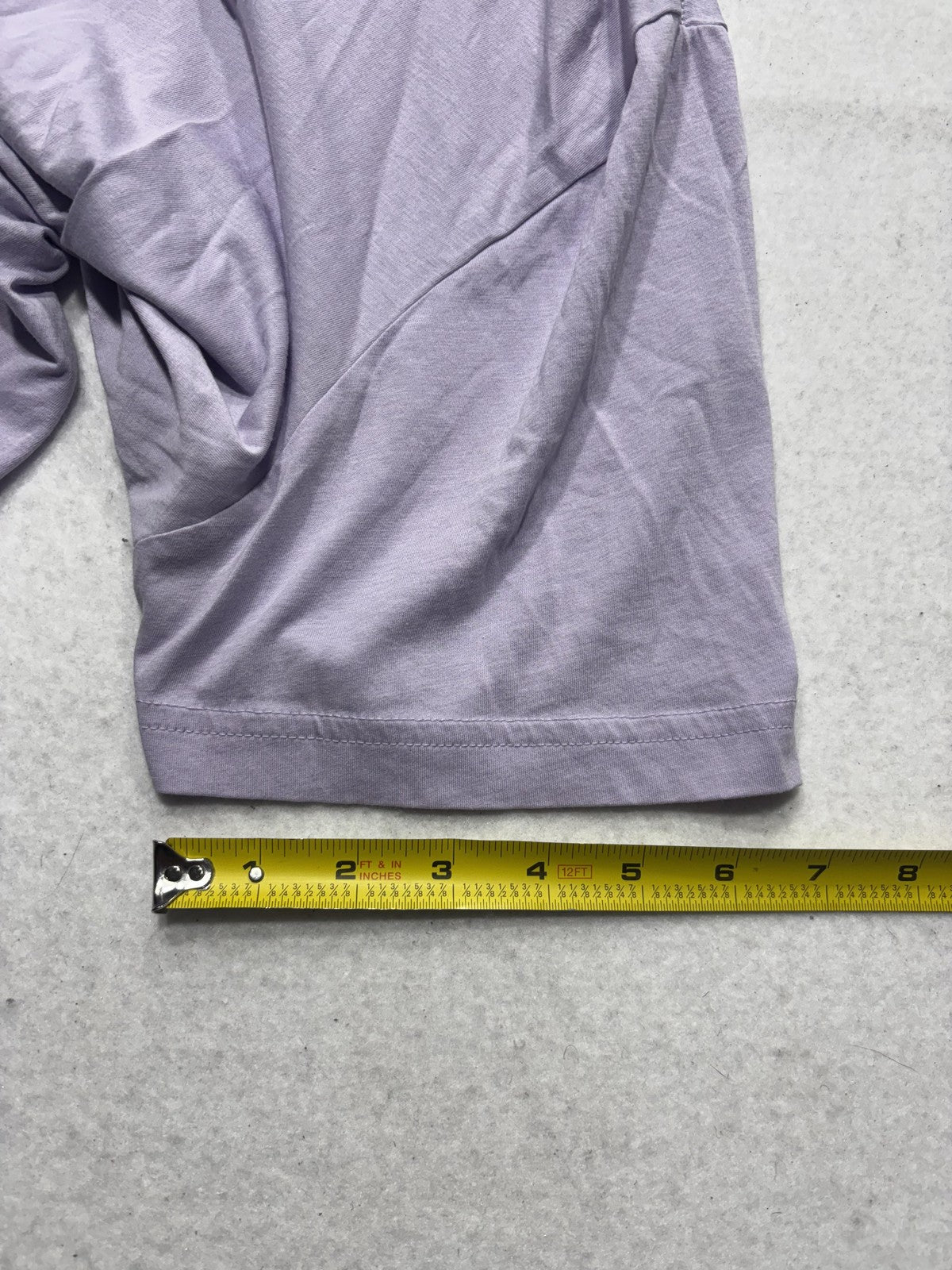 Lacoste Shirt Mens 3XL Purple Pima Cotton V Neck Short Sleeve Logo Tee Casual