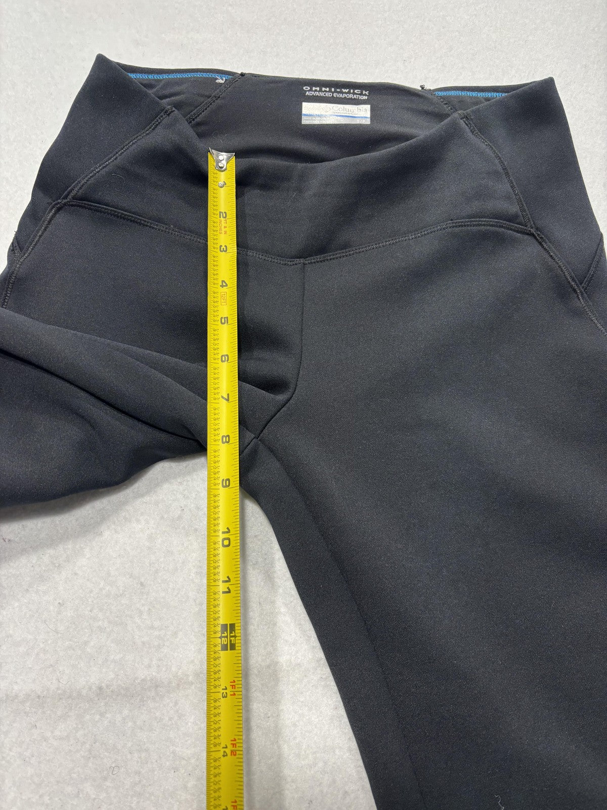 Columbia Leggings Womens Small Black Omni-Wick Bootcut Stretch Athletic Pants
