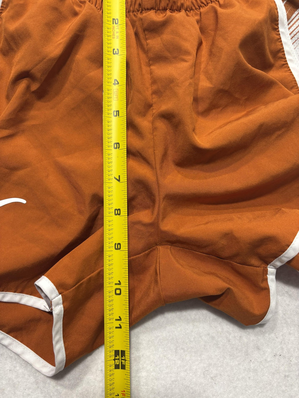 Texas Longhorns Shorts Womens XS Orange NCAA Track Field Nike Dri Fit Running