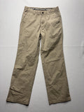 Lacoste Chino Pants Mens 32x32 Beige Straight Leg Cotton Casual Work Croc Logo