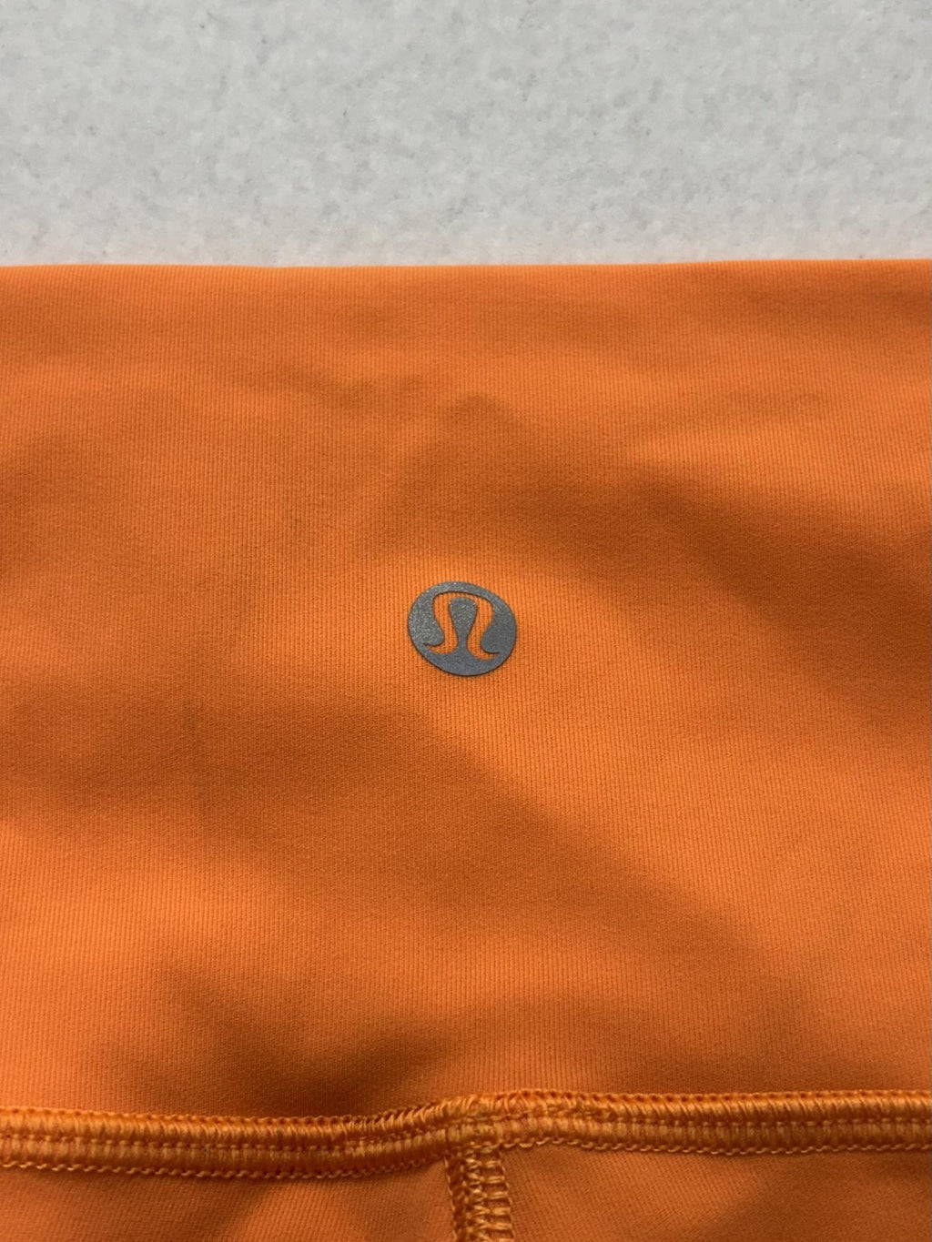 Lululemon Leggings Womens 10 Orange High Rise 25" Inseam Ankle Stretch Yoga