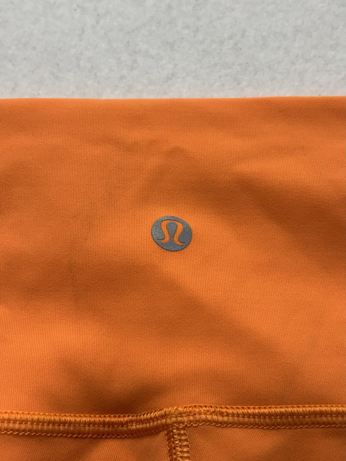 Lululemon Leggings Womens 10 Orange High Rise 25" Inseam Ankle Stretch Yoga