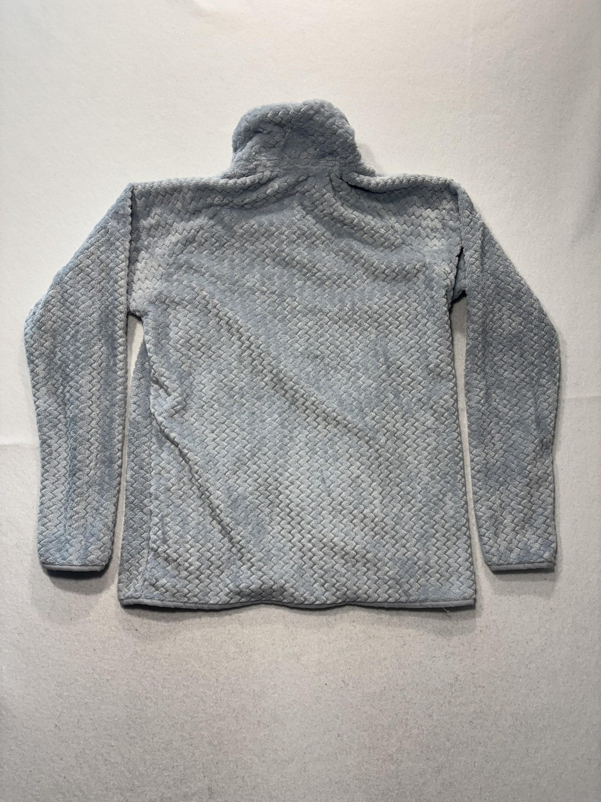 Columbia Jacket Womens XS Blue Plush Fleece Full Zip Stand Collar Pockets Soft