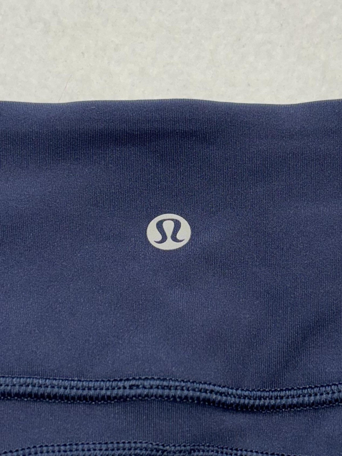 Lululemon Leggings Womens 4 Blue High Rise Cropped 24" Inseam Pocket Stretch