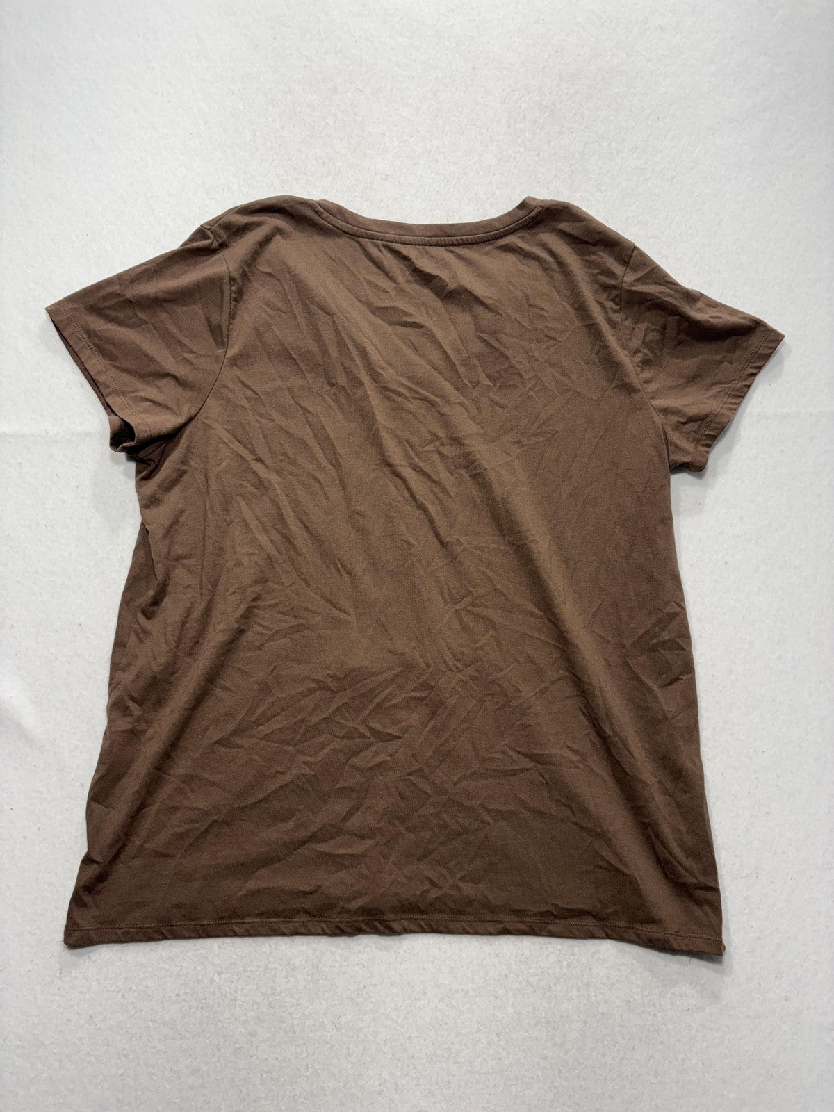 Maurices Shirt Womens XXL Brown Country Roads Graphic V Neck Tee Western Casual