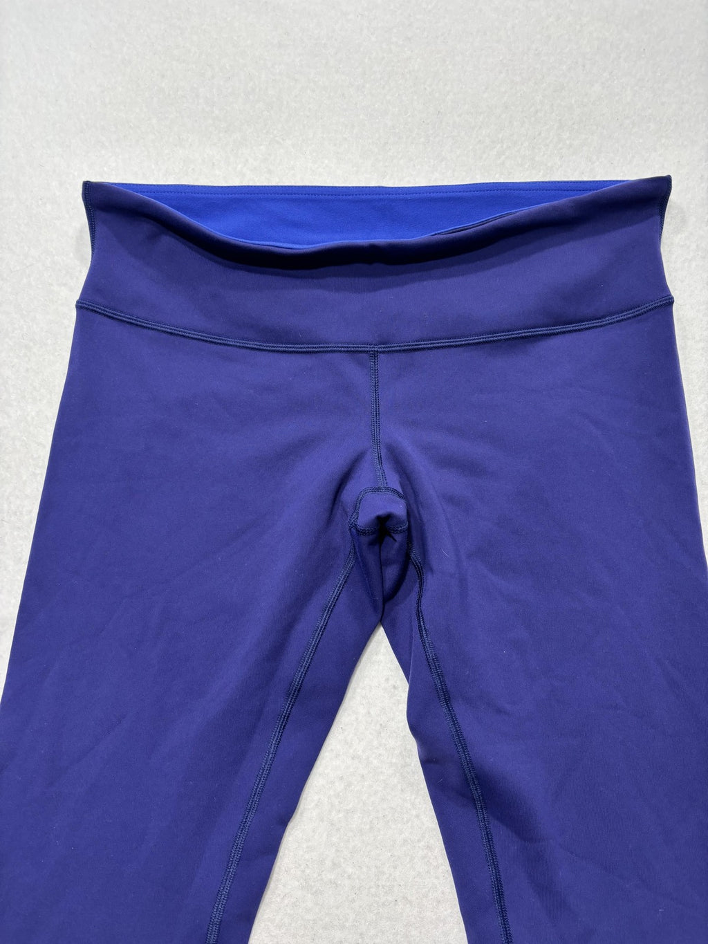 Lululemon Leggings Womens 10 Blue High Rise 22.5" Inseam Capri Yoga Stretch