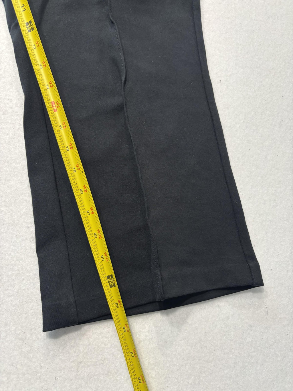 J.Crew Dress Pants Womens 20 Black Ponte Straight Leg Pull On Crop Stretch