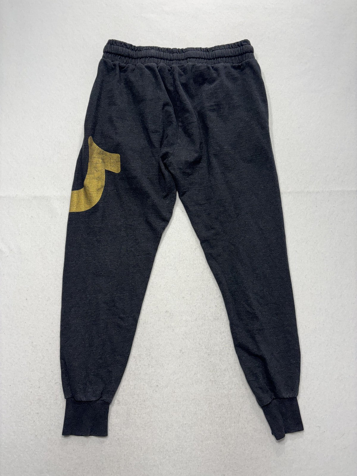 True Religion Sweatpants Mens Medium Gray Lounge Jogger Elastic Waist Logo