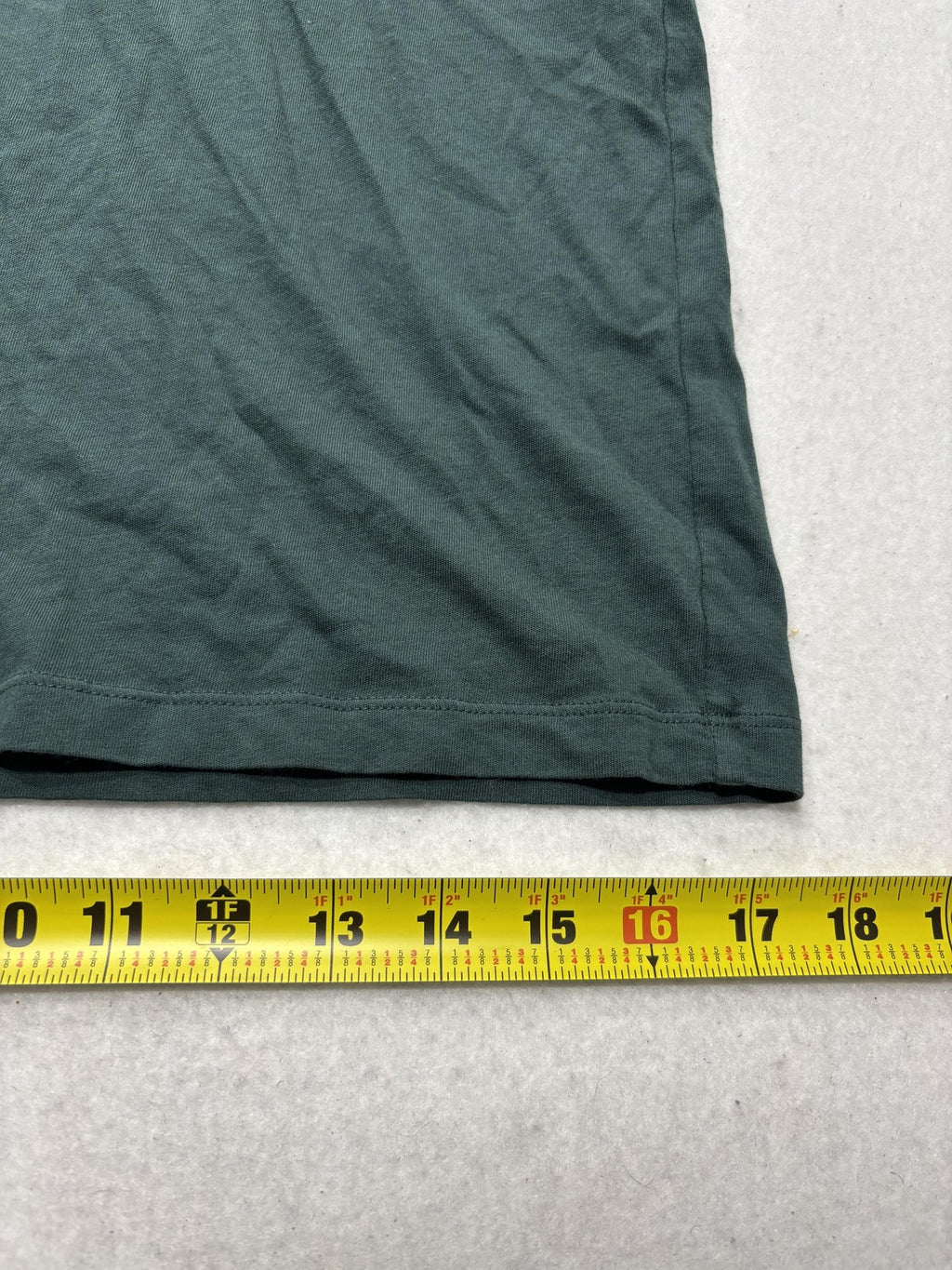 PINK Victoria's Secret Shirt Womens S Green Crew Neck 3D Logo Graphic Tee Casual