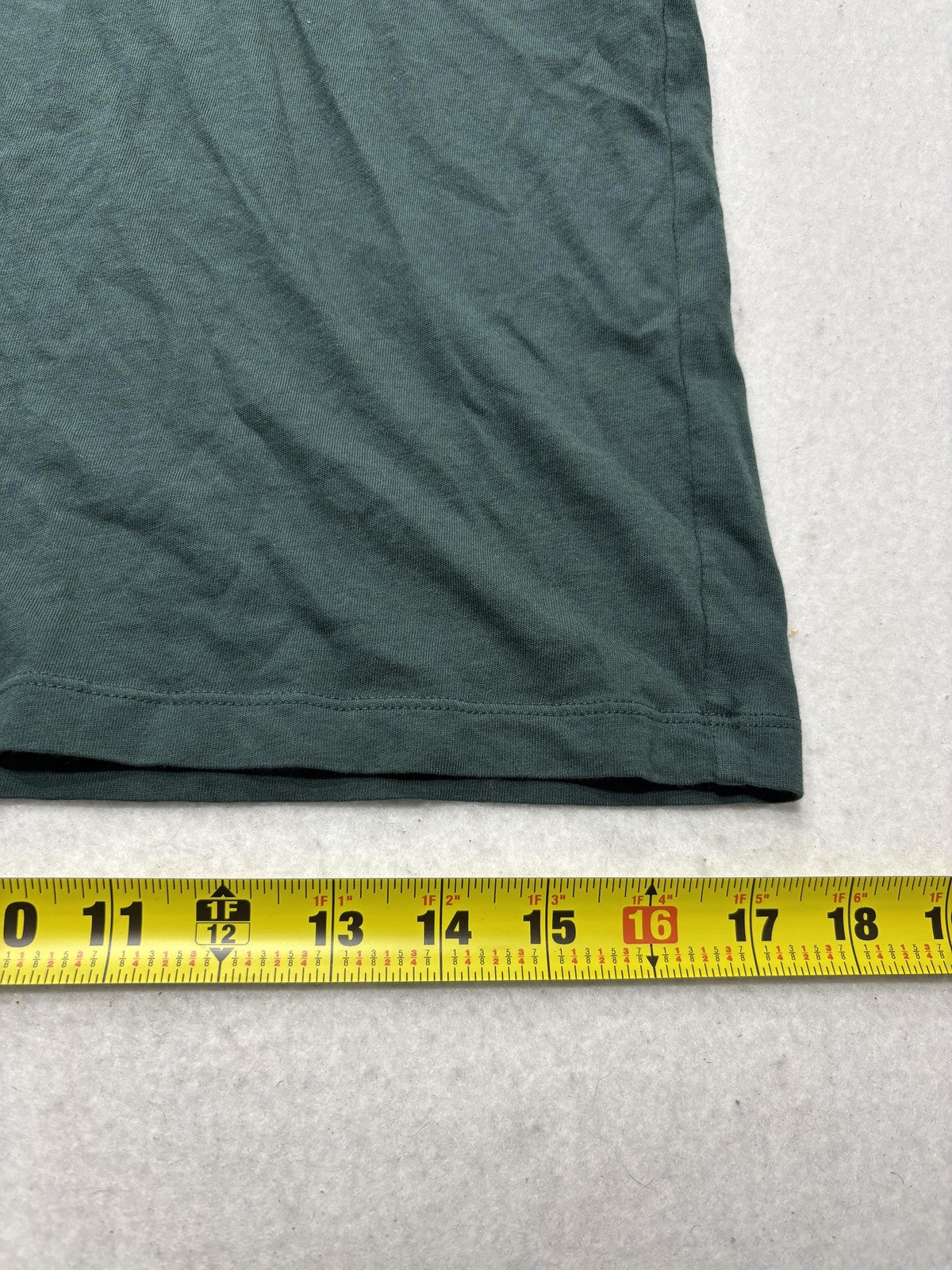 PINK Victoria's Secret Shirt Womens S Green Crew Neck 3D Logo Graphic Tee Casual