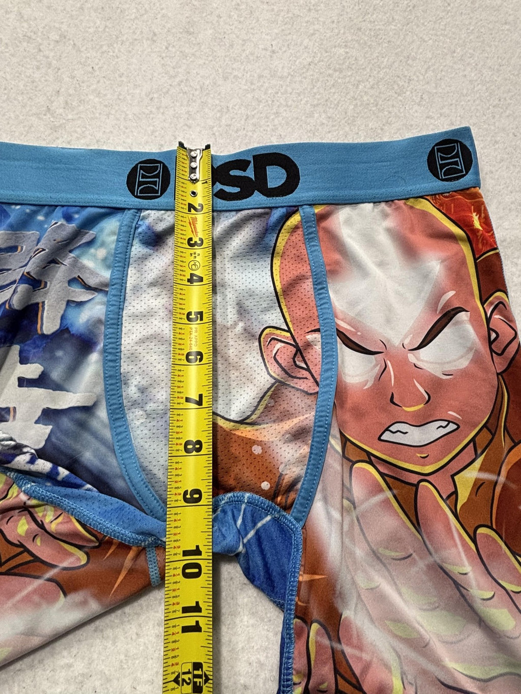 PSD Boxer Briefs Mens Medium Multicolor Avatar Aang Anime Underwear Stretch