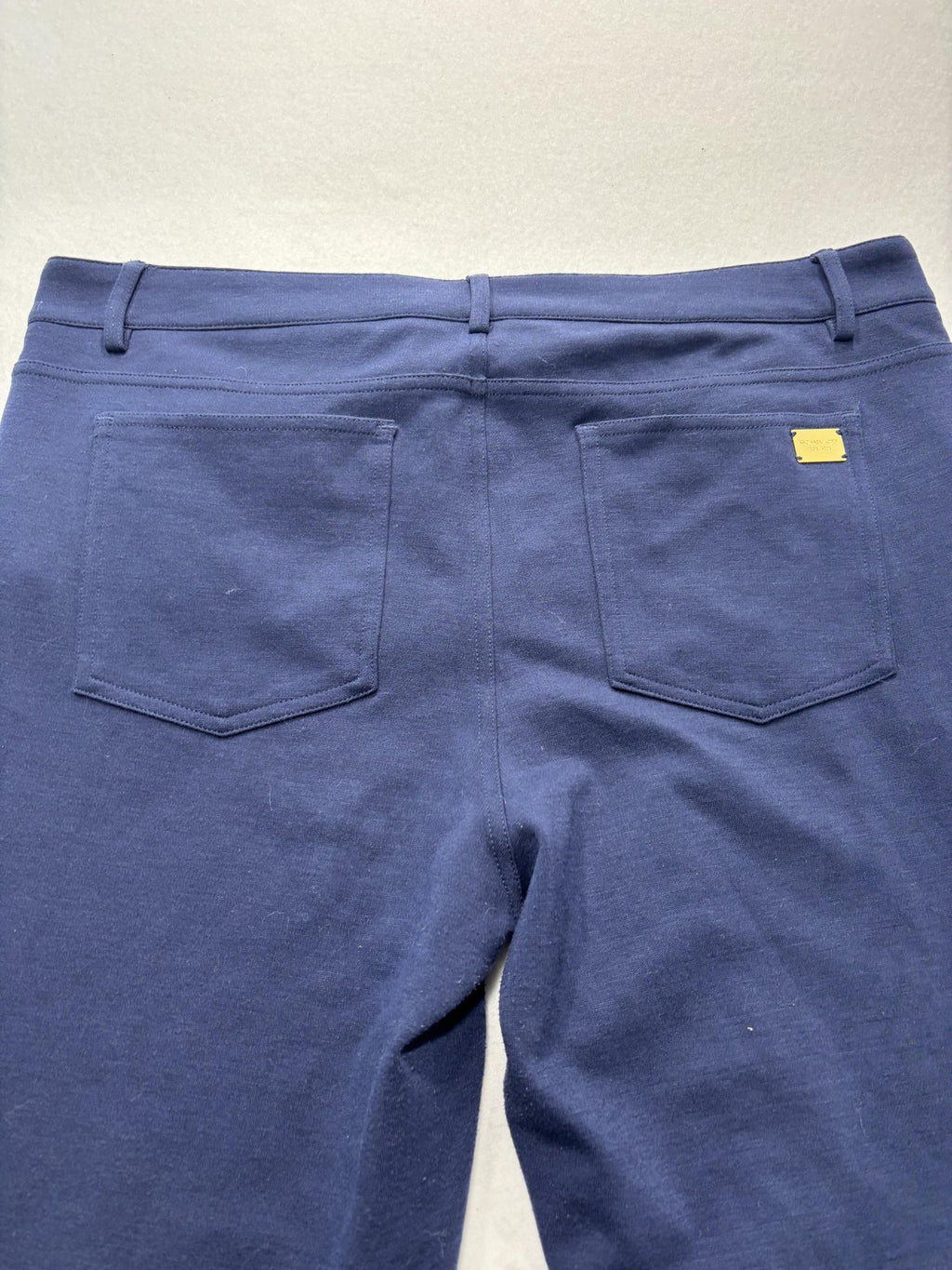 MICHAEL Michael Kors Pants Womens 10 Blue Ponte Slim Jegging Pull On Stretch