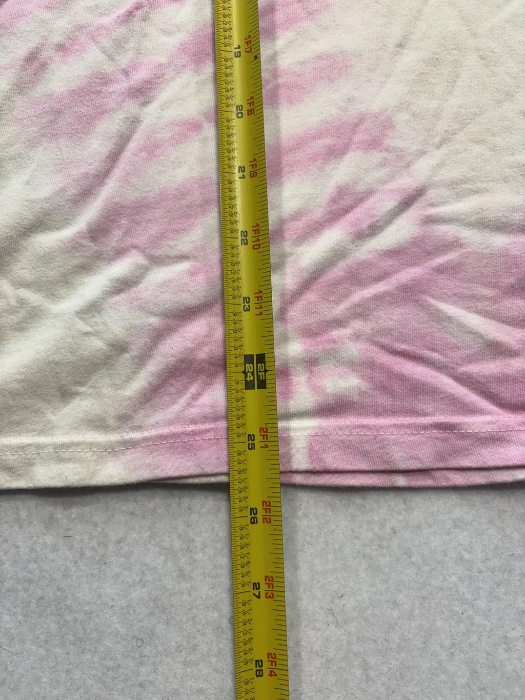 Forever 21 Womens M Pink Tie Dye Reno Motorway Racing Car Graphic T Shirt Retro