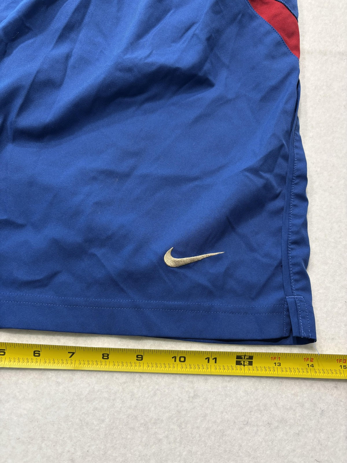 FC Barcelona Shorts Mens Large Blue La Liga Soccer Nike Training Crest Athletic