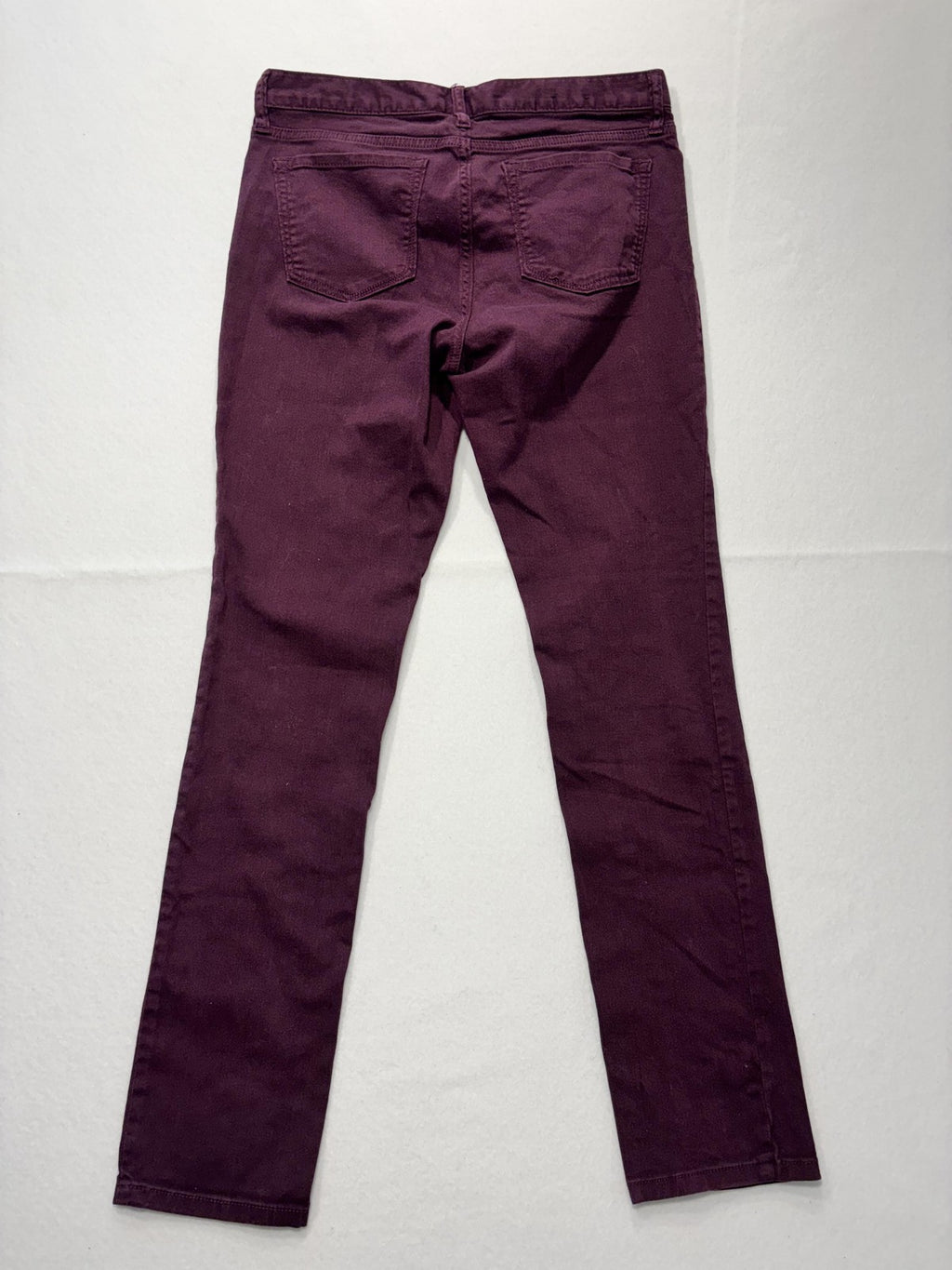 Banana Republic Skinny Jeans Womens 6 Purple Dark Wash Mid Rise Stretch 29x30