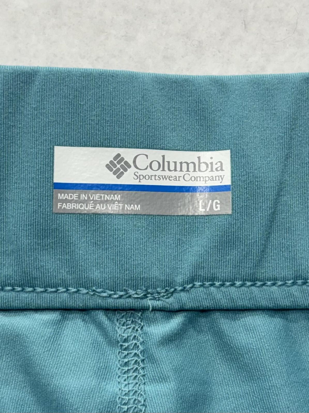 Columbia Skort Womens Large Blue Stretch Drawstring Hiking Outdoor Pocket Lined