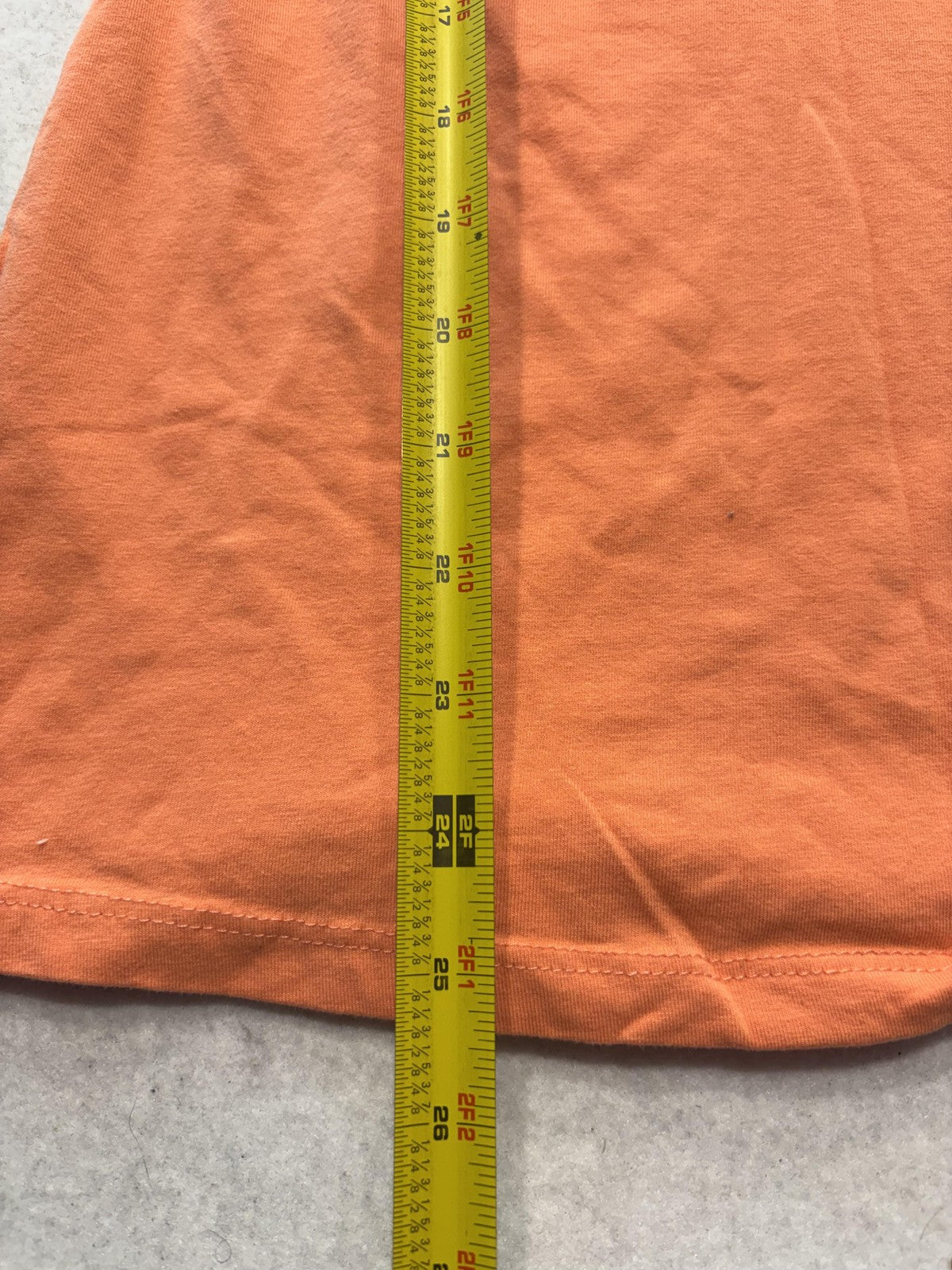 H&M Tank Top Womens L Orange Scoop Neck Jersey Basic Casual Stretch 0239138 1