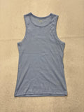 No Boundaries Tank Top Juniors S Blue Round Neck Ribbed Knit Basic Stretch 3R584