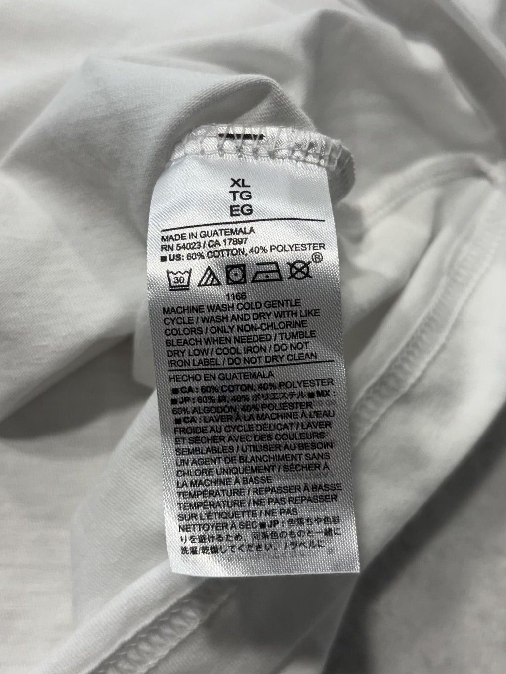 Banana Republic Shirt Mens XL White Premium Wash Crew Neck Short Sleeve Tee