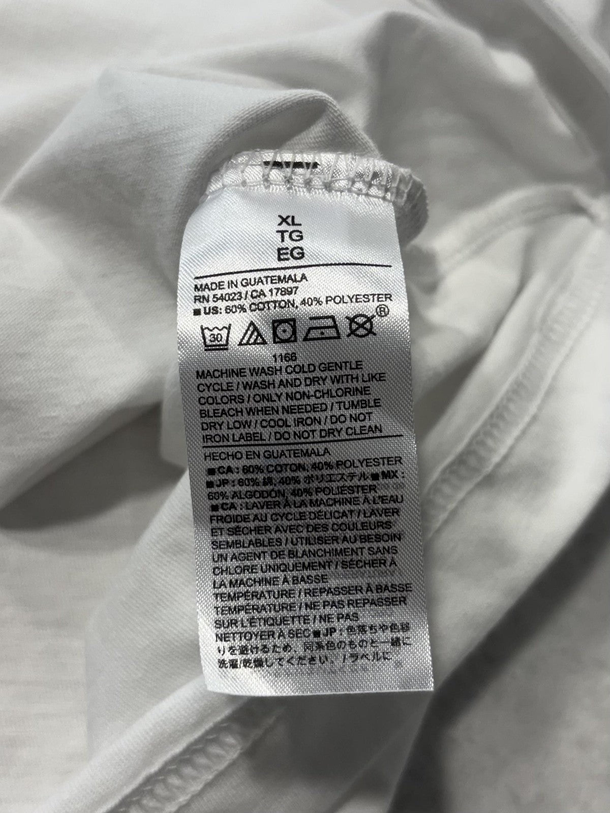 Banana Republic Shirt Mens XL White Premium Wash Crew Neck Short Sleeve Tee