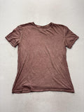 Zine Shirt Mens Medium Pink Crew Neck Short Sleeve Basic Tee Casual Solid