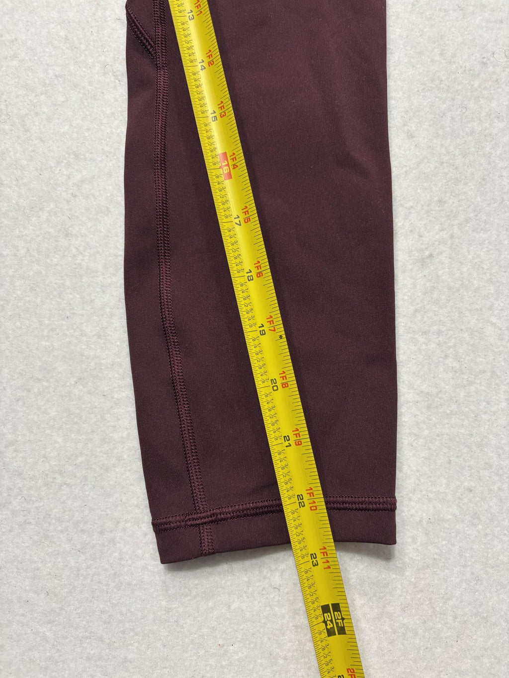 Lululemon Leggings Womens 2 Purple High Rise Cropped 23" Inseam Yoga Stretch