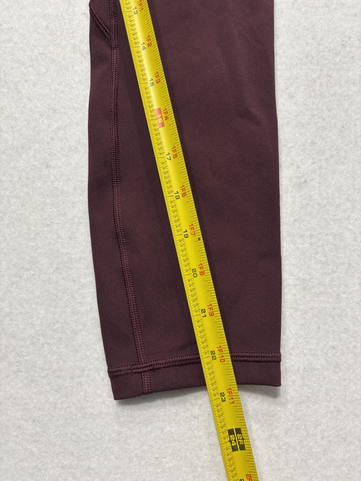 Lululemon Leggings Womens 2 Purple High Rise Cropped 23" Inseam Yoga Stretch