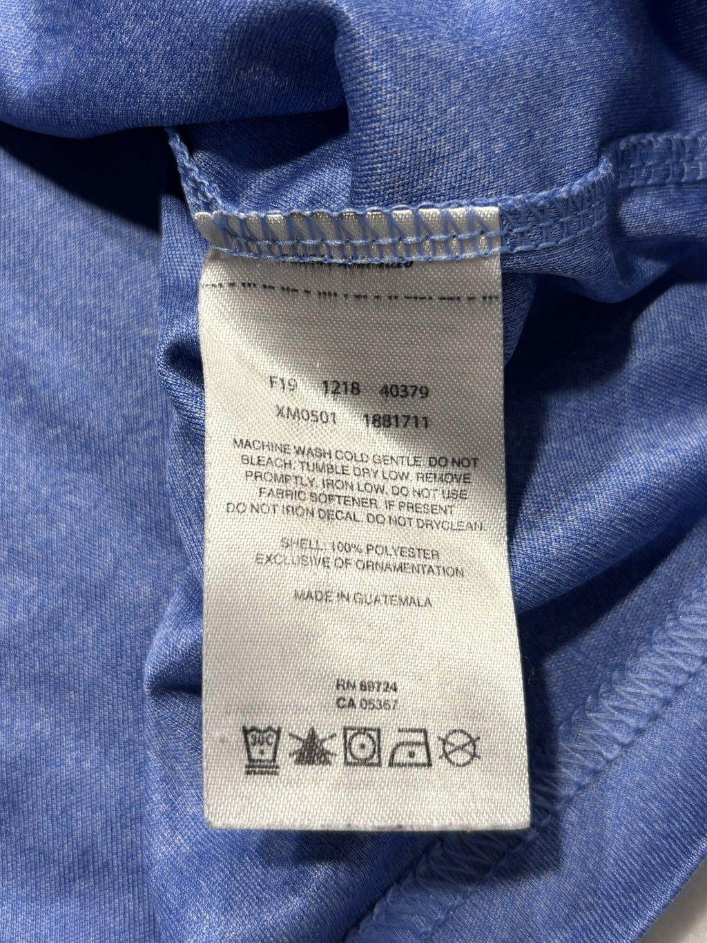 Columbia PFG Omni-Shade Shirt Mens Medium Blue Long Sleeve Tee Lightweight