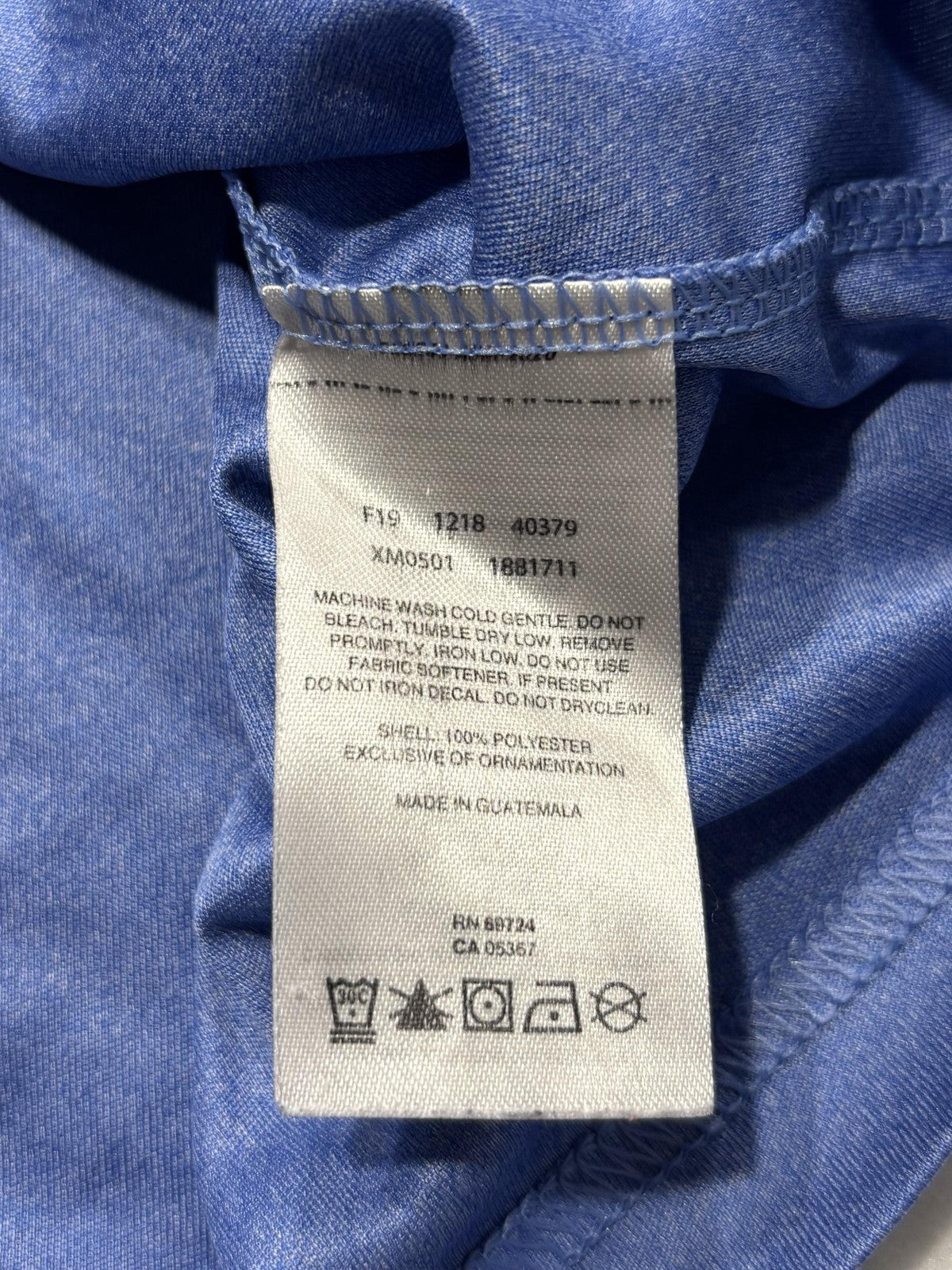 Columbia PFG Omni-Shade Shirt Mens Medium Blue Long Sleeve Tee Lightweight