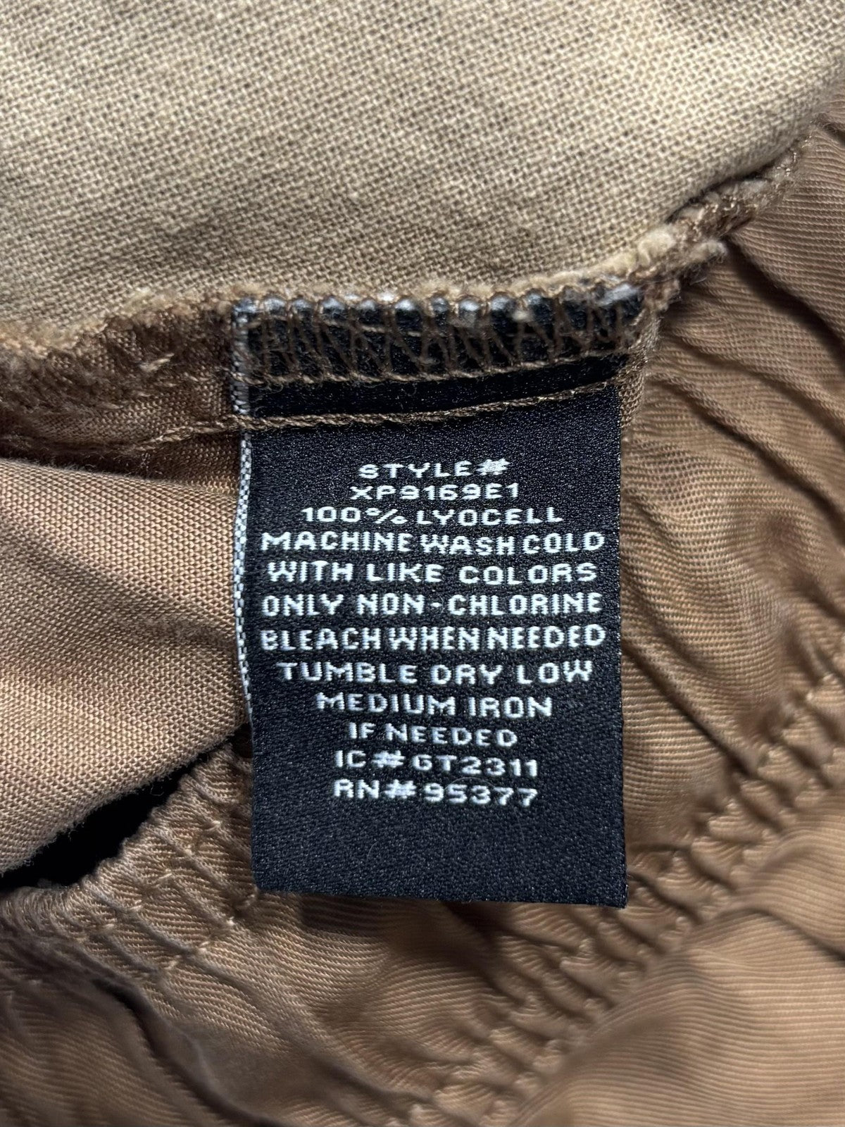 Sanctuary Cargo Pants Womens M Brown Lyocell Twill Straight Leg XP9169E1