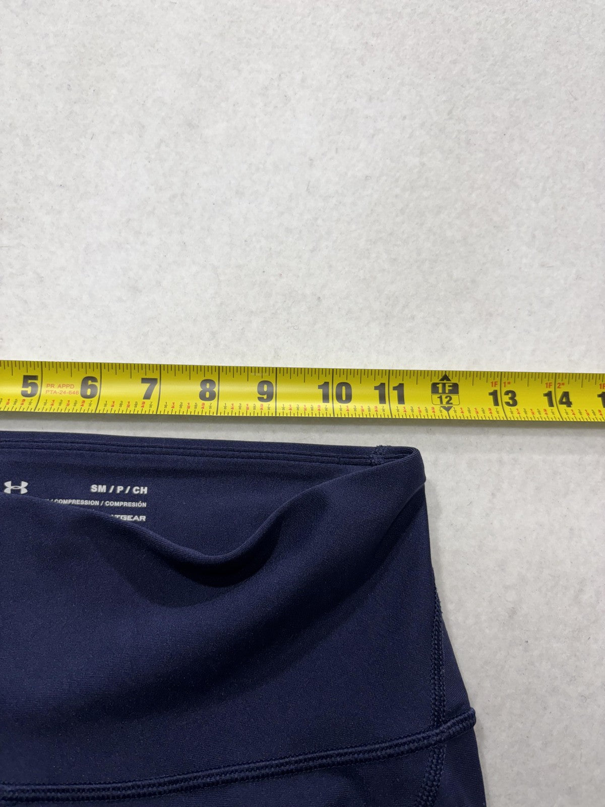 Under Armour Leggings Womens Small Blue High Rise Compression Ankle HeatGear