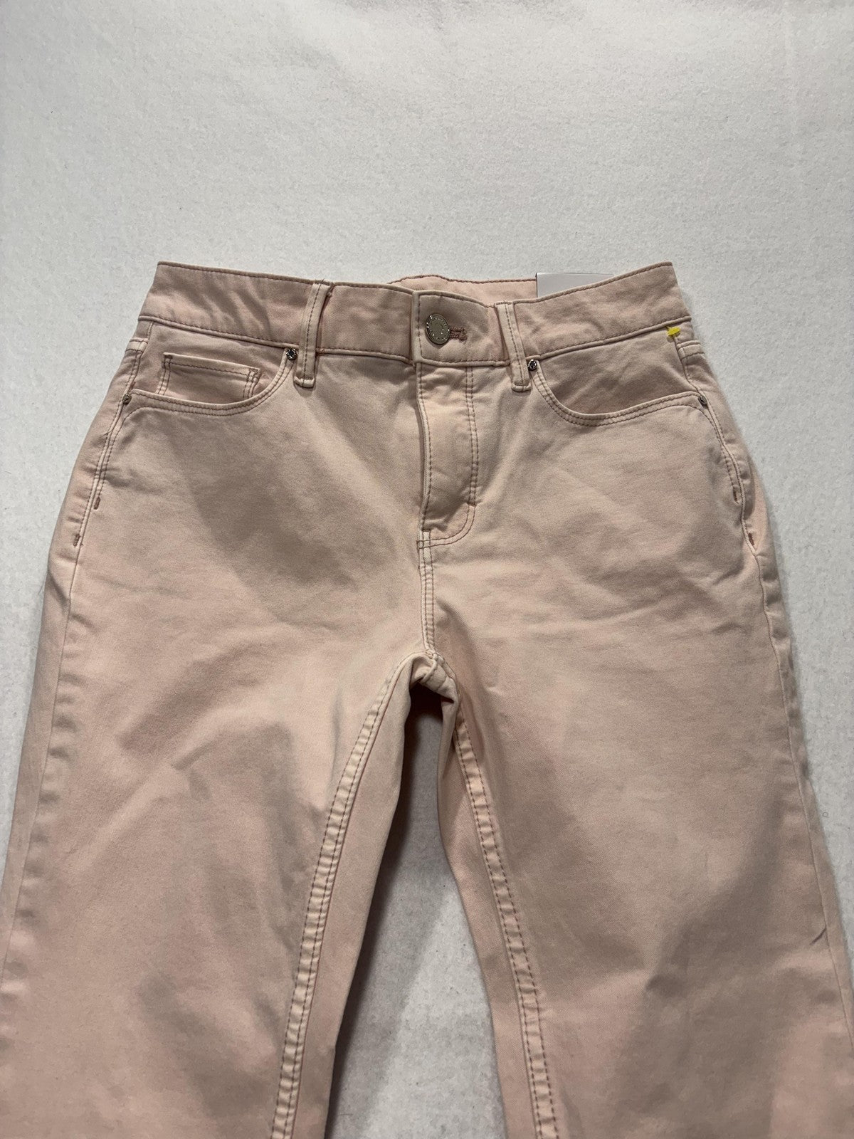 White House Black Market HR Sculpt Skinny Jeans Womens 00 Pink High Rise Stretch