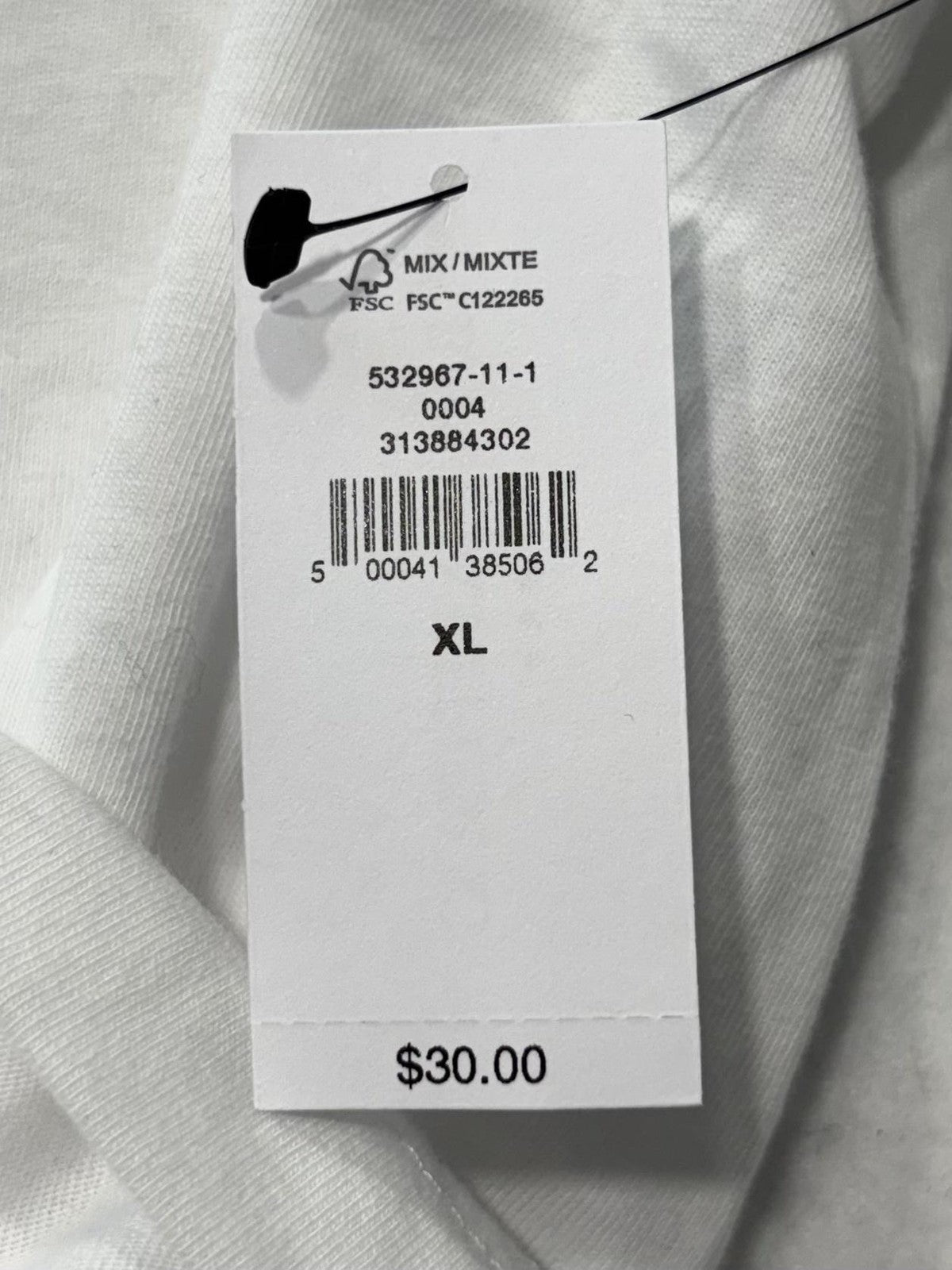 Banana Republic Shirt Mens XL White Premium Wash Crew Neck Short Sleeve Tee