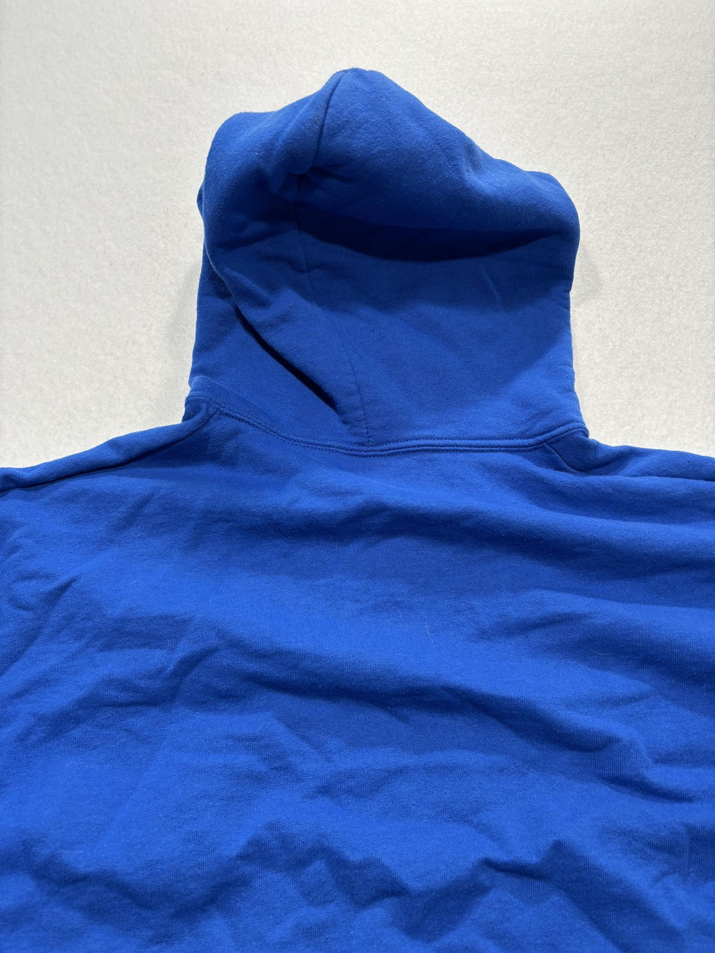 Jerzees Hoodie Mens Medium Blue NuBlend Fleece Pullover Kangaroo Pocket Solid