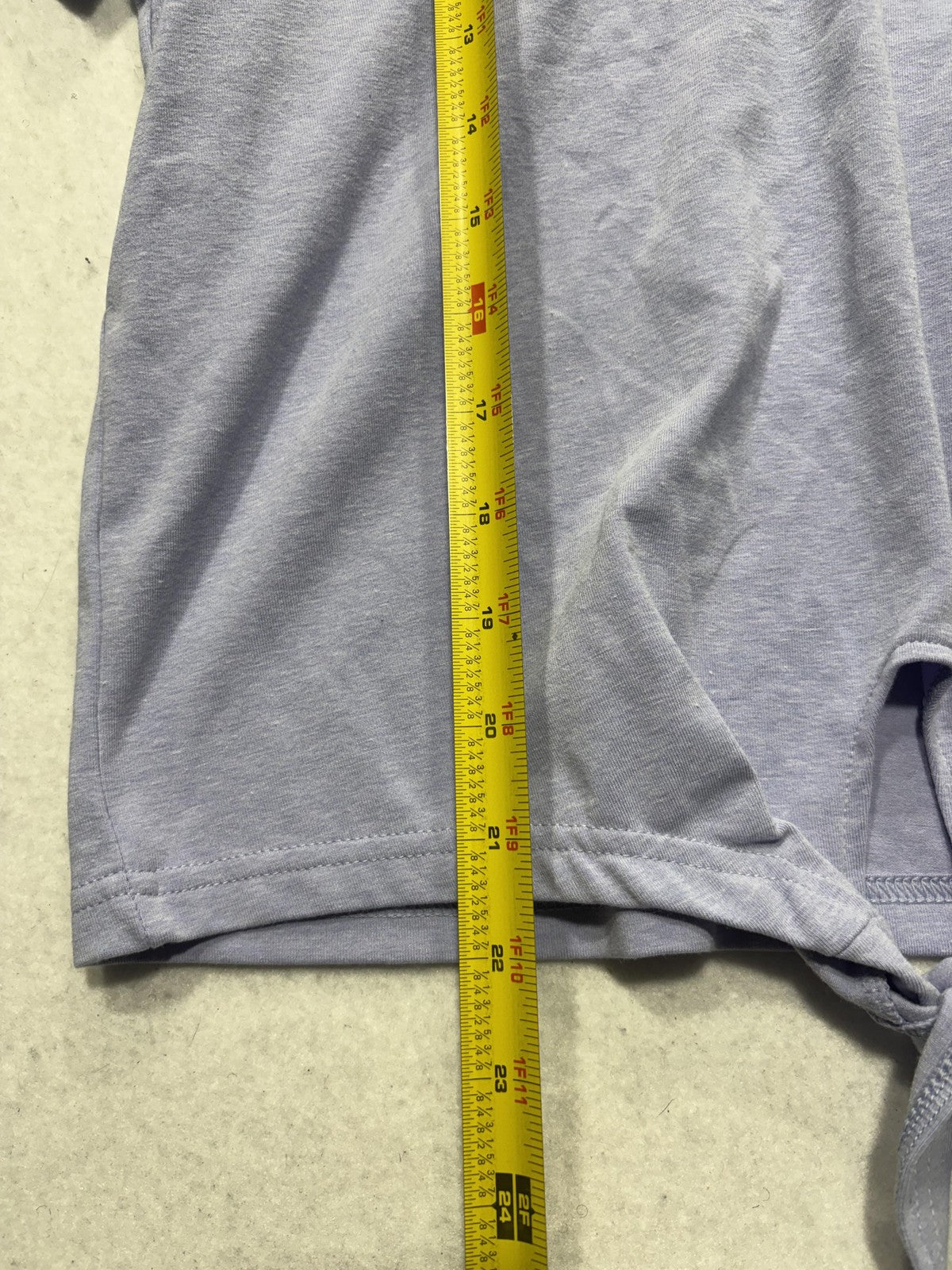 Columbia Top Womens M Purple Tie Front T Shirt Scoop Neck Stretch Casual