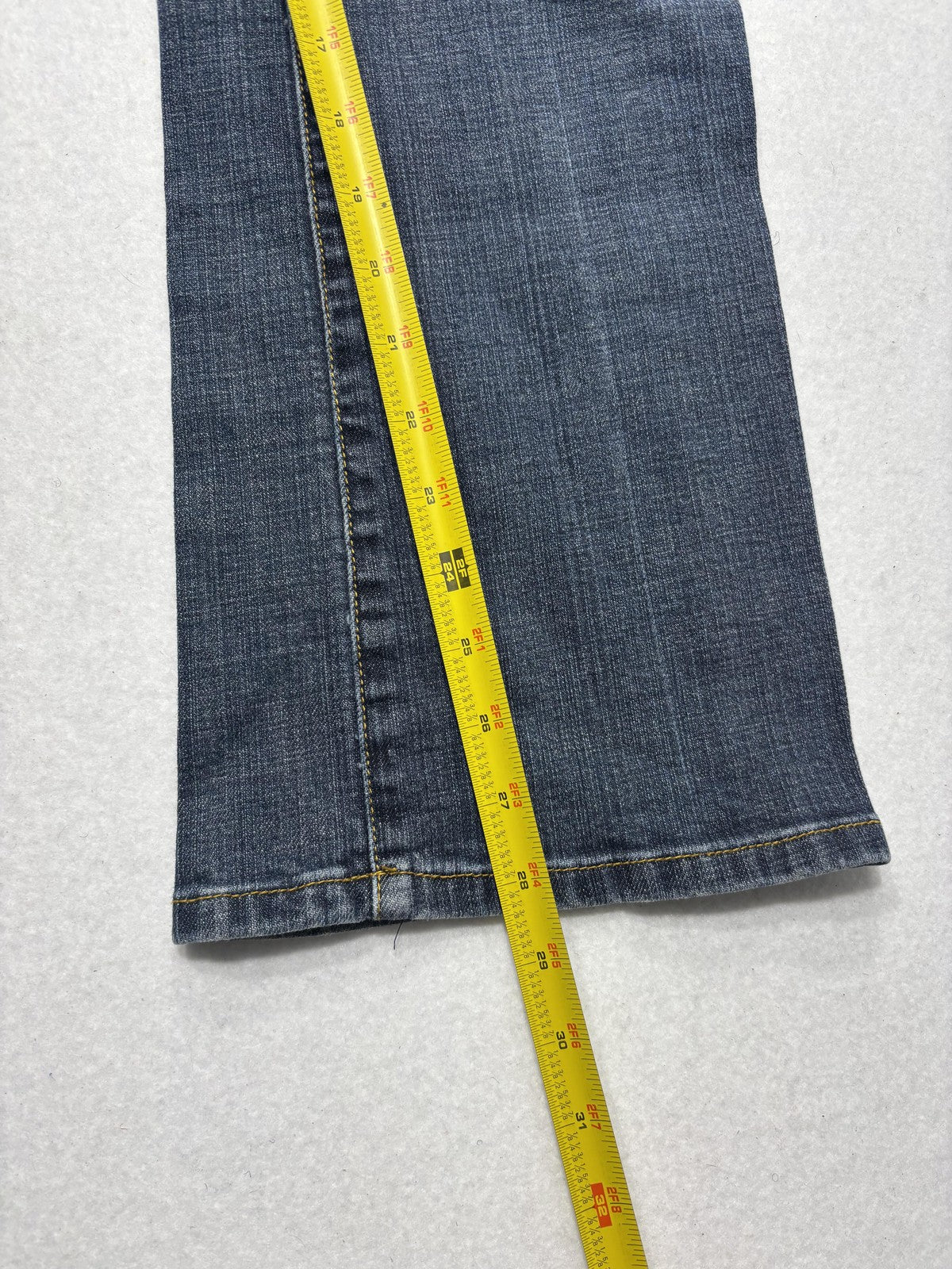 Michael Kors Jeans Womens 8P Blue Medium Wash Mid Rise Bootcut Stretch 30x30