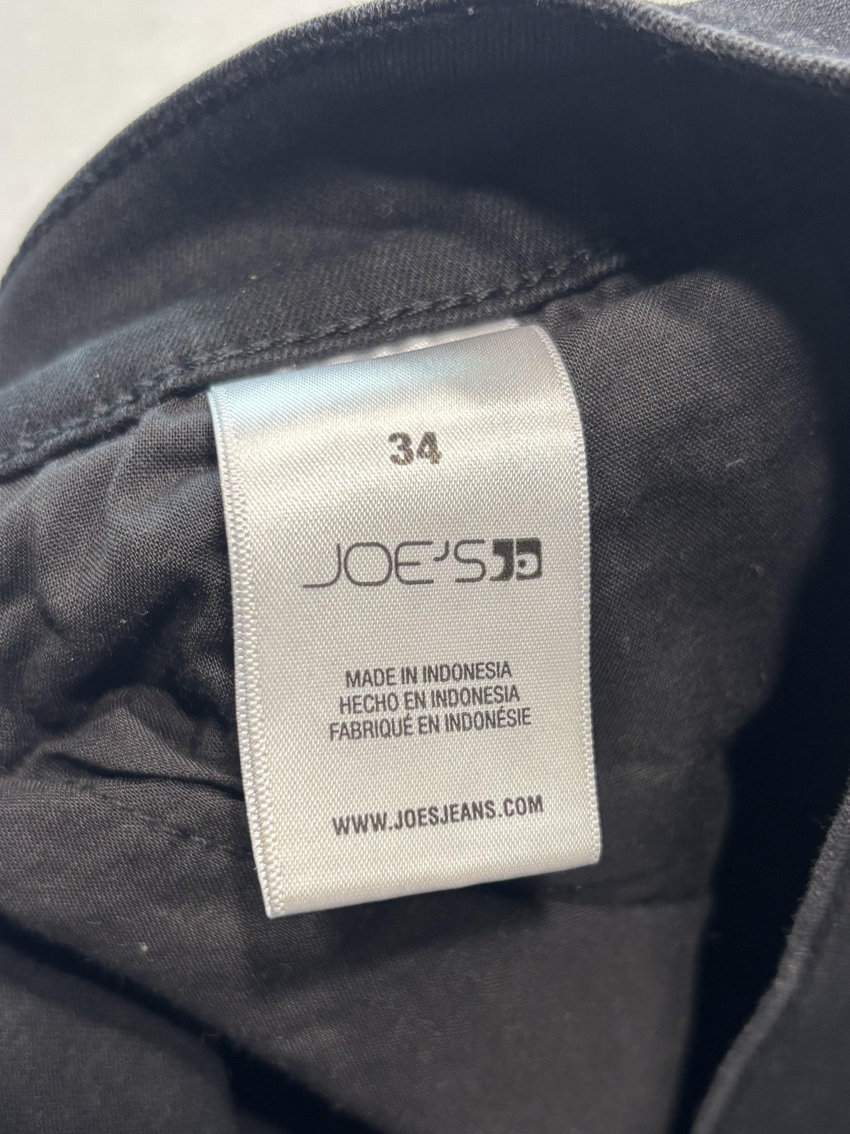 Joe's Jeans Slim Fit Jeans Mens 34x32 Gray Dark Wash Straight Cotton Blend Denim
