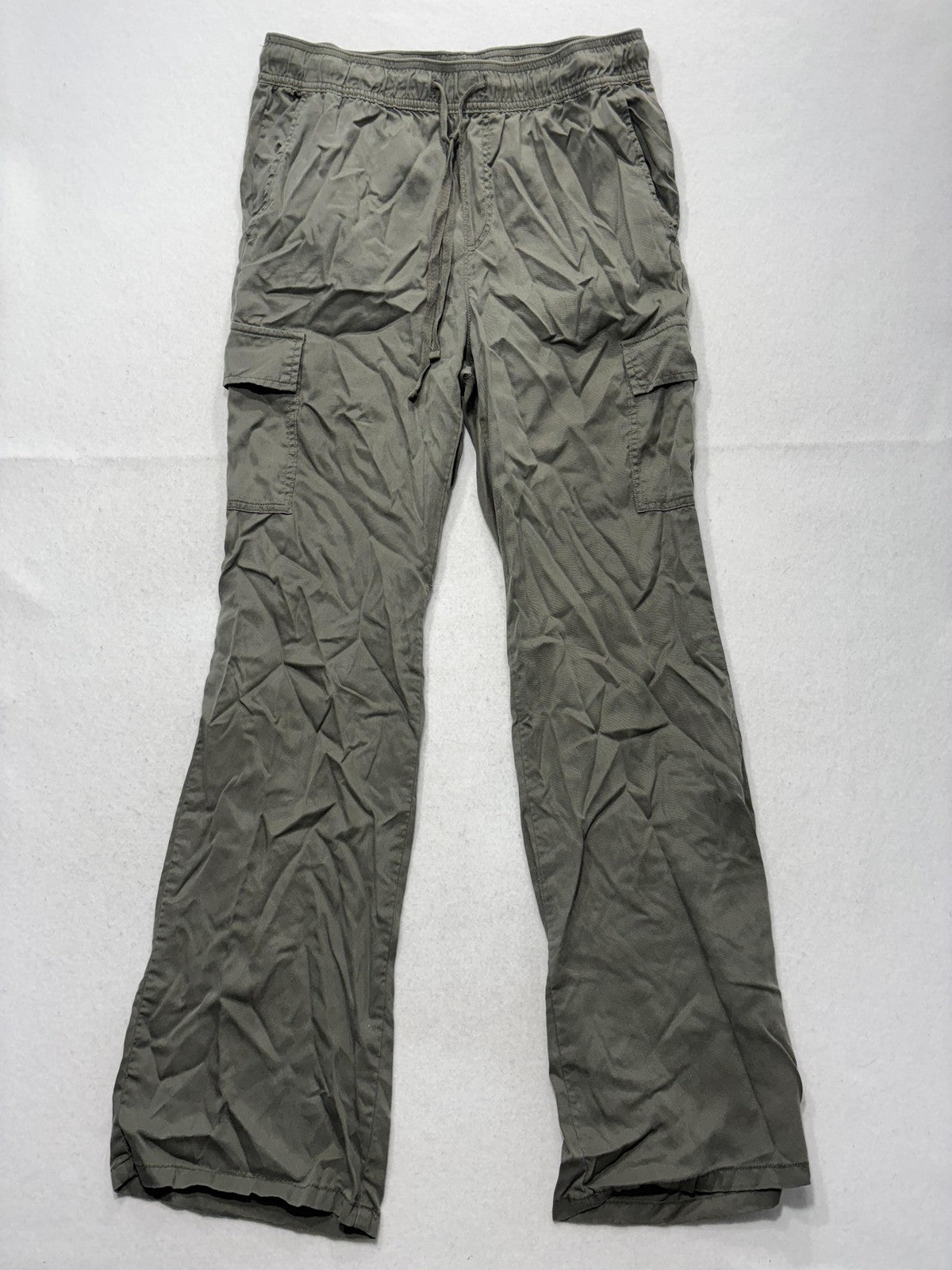 Sanctuary Cargo Pants Womens M Green Lyocell Twill Straight Leg XP9159E1