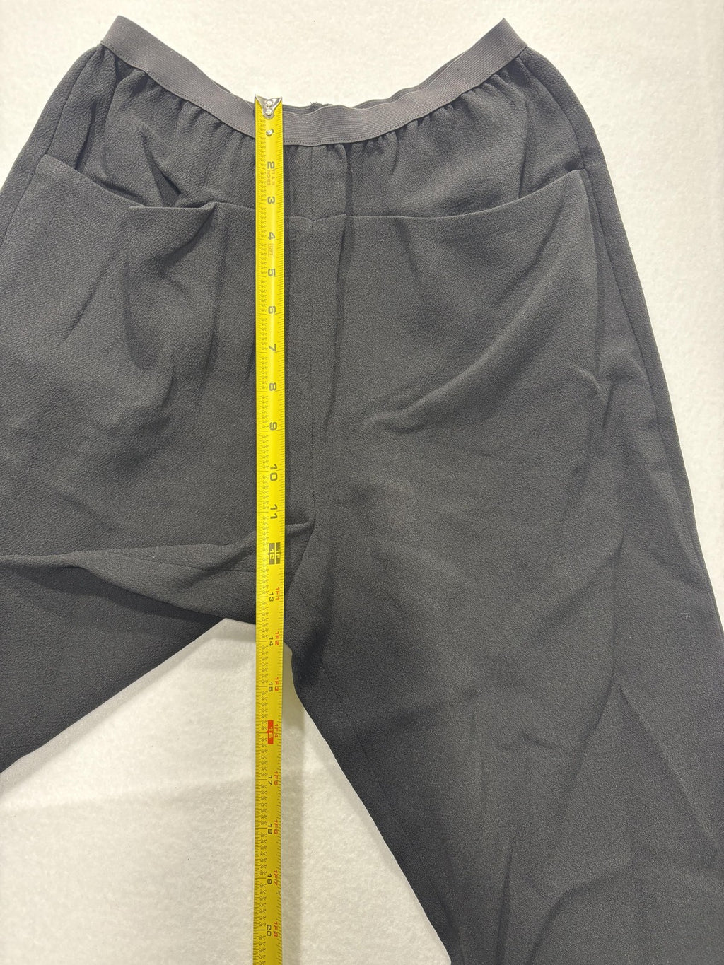 4th Avenue Dress Pants Womens Small Black Crepe Elastic Waist Pull On Pockets