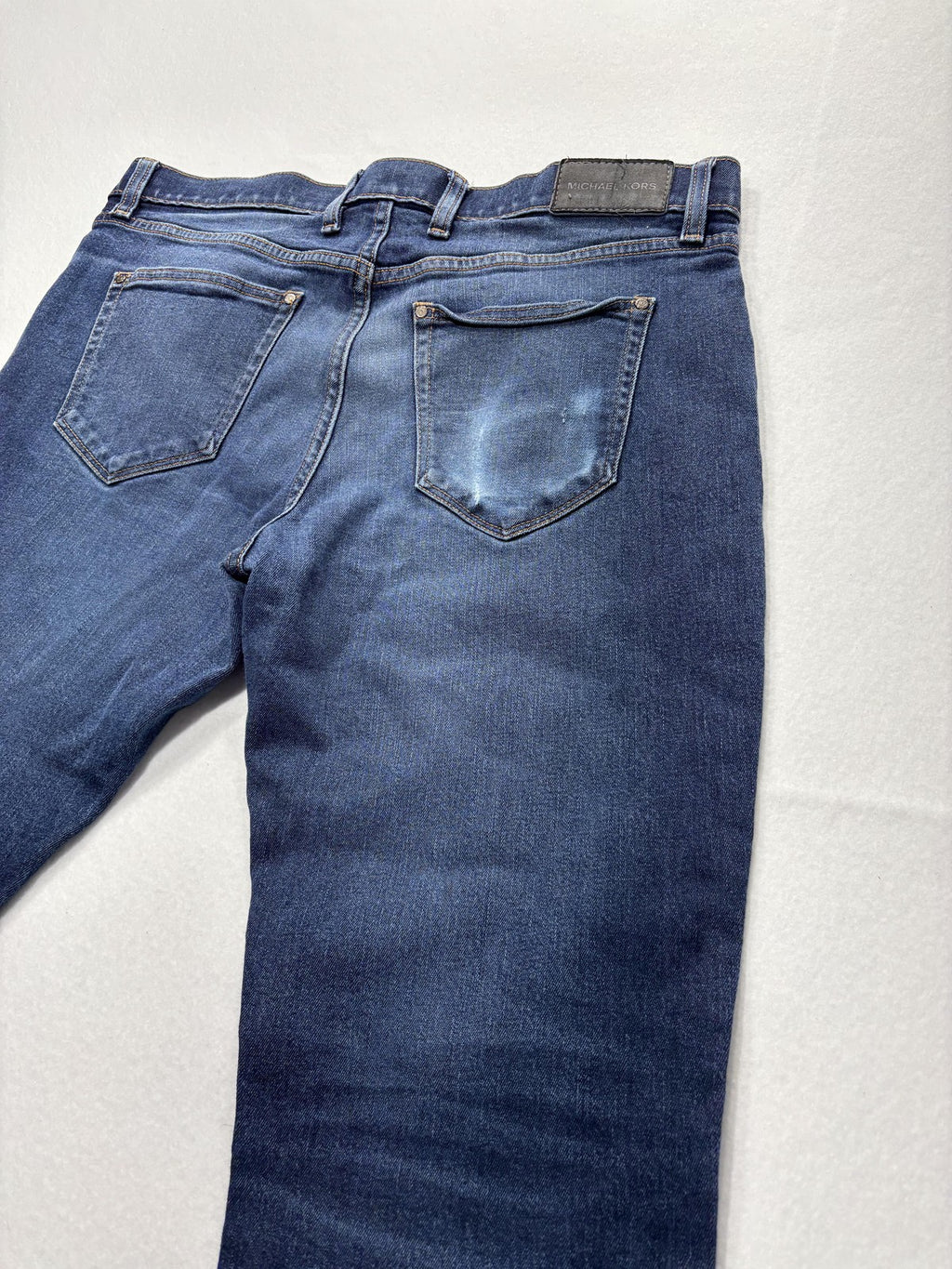 Michael Kors Parker Slim Fit Jeans Mens 36x32 Blue Medium Straight Leg Denim