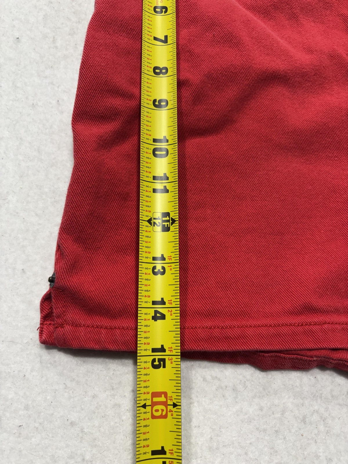 Bill Blass Jeans Shorts Womens 6 Red Denim Mom High Rise 5 Pocket Casual Summer