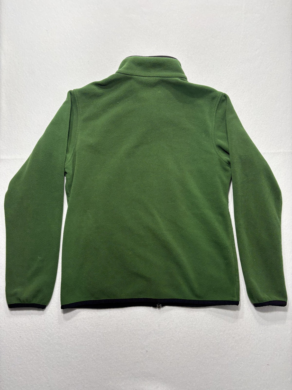 Columbia Jacket Mens Medium Green Fleece Full Zip Polartec Stand Collar Outdoor
