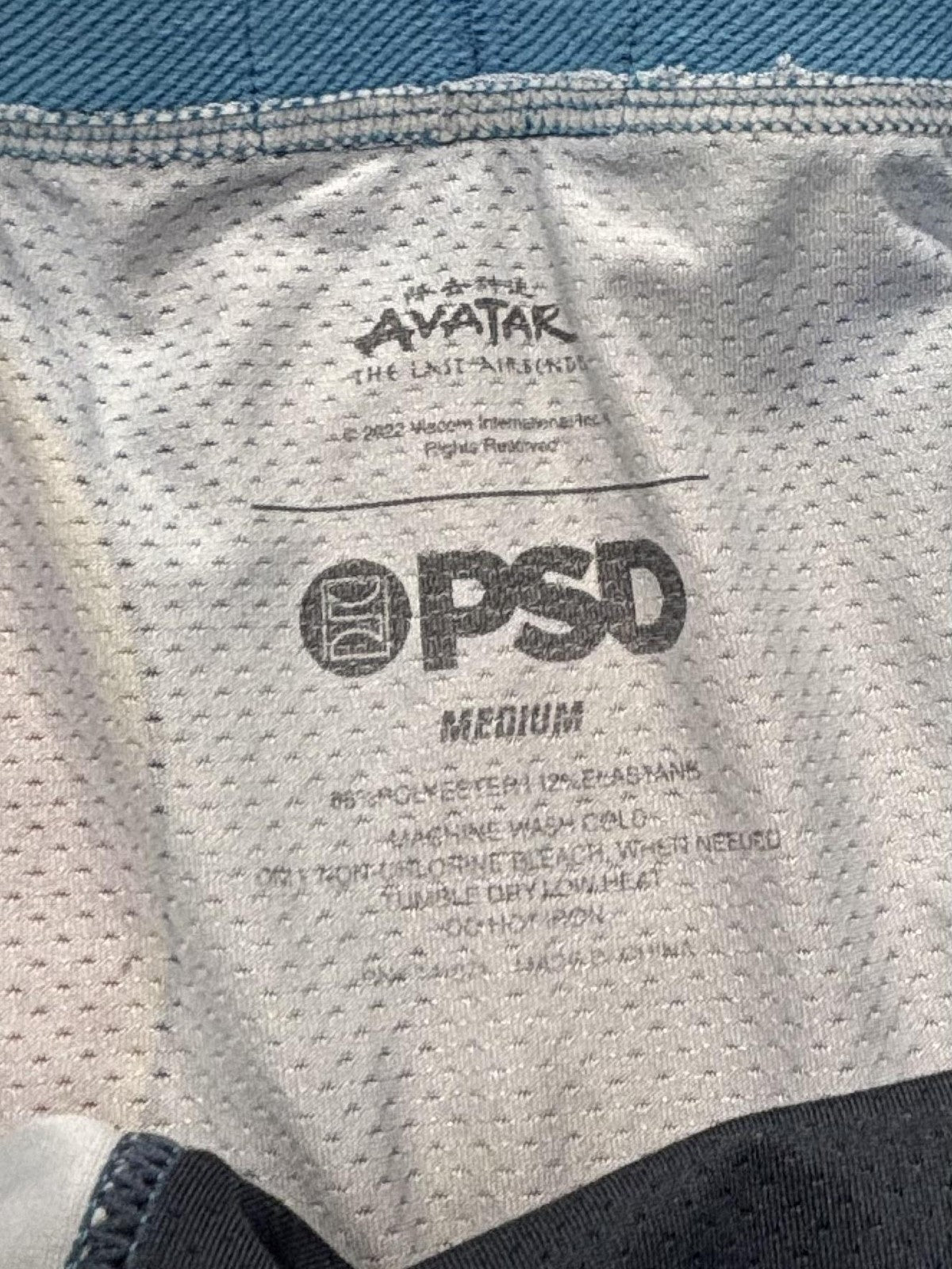 PSD Boxer Briefs Mens Medium Multicolor Avatar Aang Anime Underwear Stretch