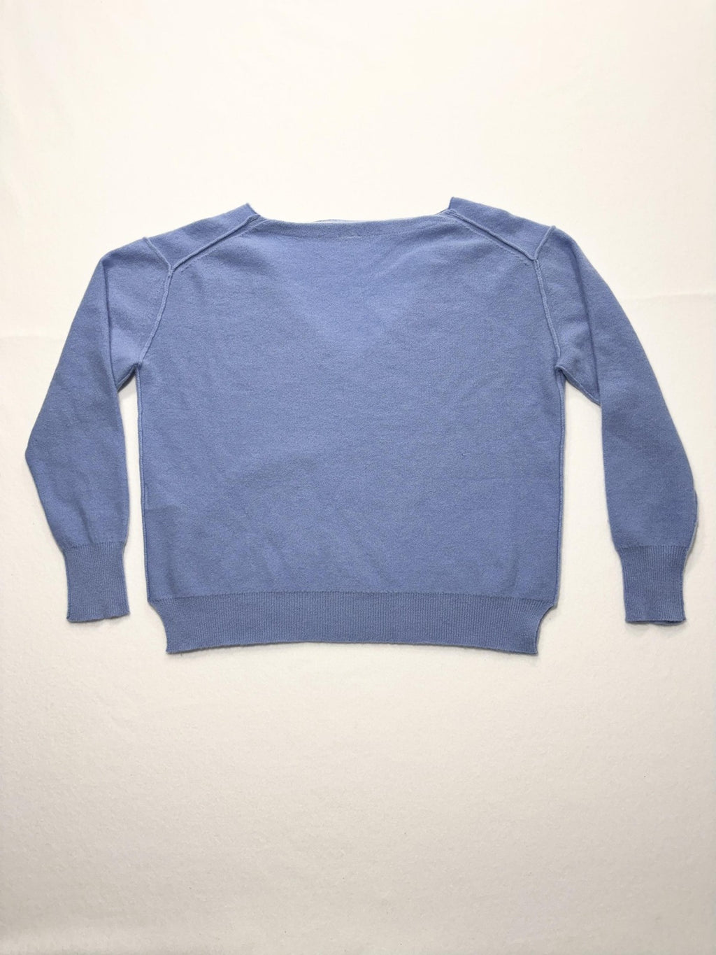 Free People Sweater Womens S Blue V Neck Lightweight Knit Pullover Raglan Casual
