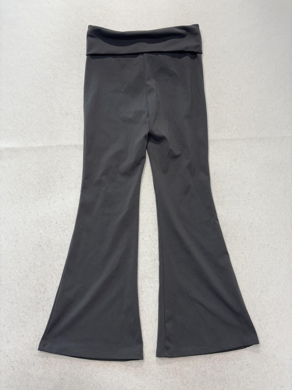 Art Class Leggings Girls 8 Gray Flare Foldover Waist Yoga Pants Athletic Stretch