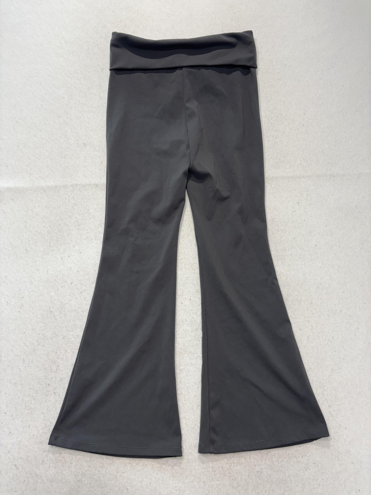Art Class Leggings Girls 8 Gray Flare Foldover Waist Yoga Pants Athletic Stretch