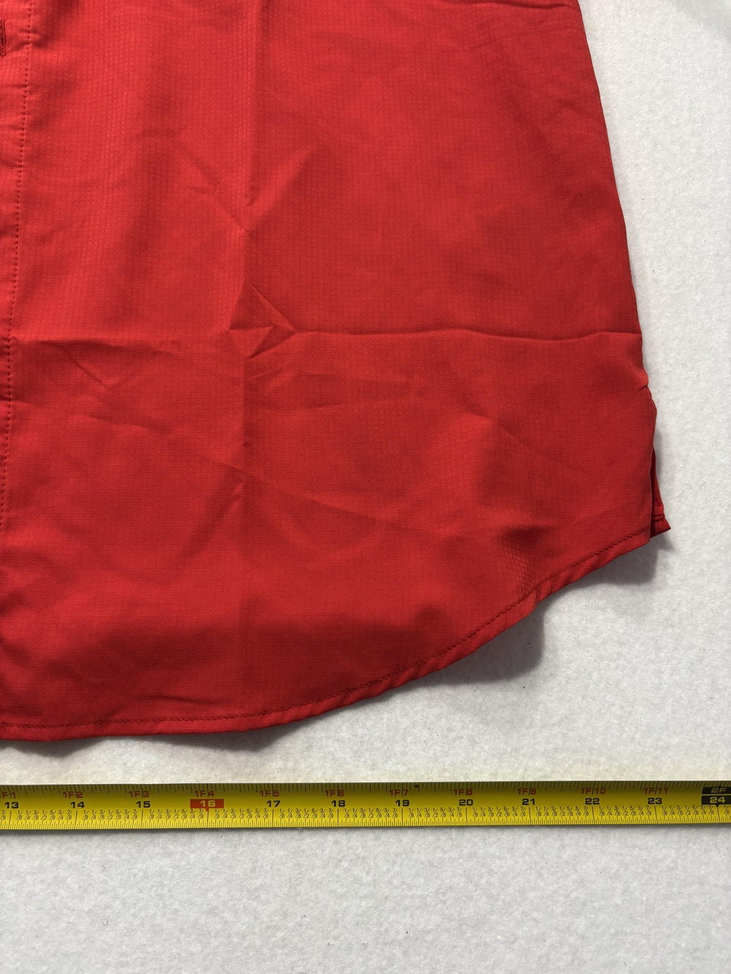 Columbia PFG Tamiami Shirt Mens Large Red Short Sleeve Fishing Button Up Vented