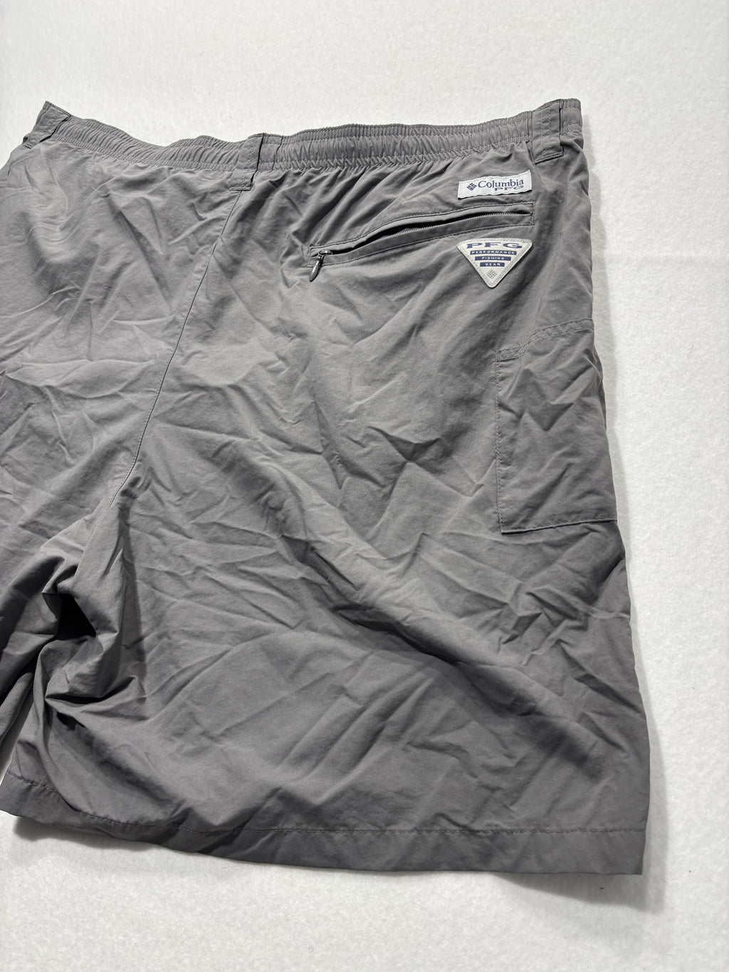 Columbia PFG Omni-Shade Swim Shorts Mens Big 1X Gray Fishing Quick Dry Lined
