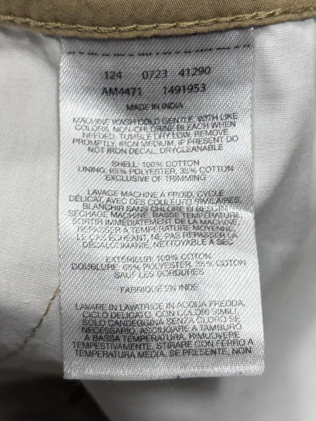 Columbia Chino Shorts Mens 40 Beige 9" Inseam Lightweight Canvas Casual Outdoor